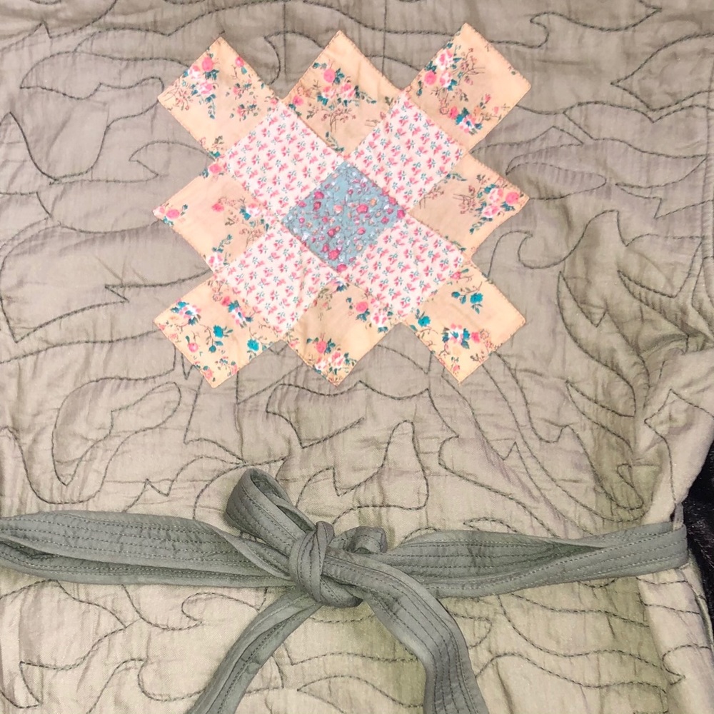 Anthropologie Quilted patchwork Kimono coat jacket - Picture 10 of 16